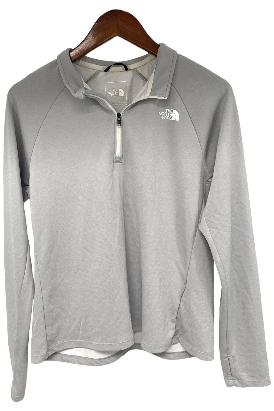 The North Face Women's Wander Quarter-Zip Long-Sleeve Pullover Gray - Regular